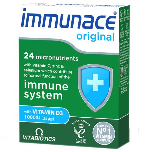 Vitabiotics Immunace Original Βοηθά Στην Άμυνα του Οργανισμού 30caps